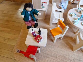 Nábytok do domčeka pre bábiky + miniatúrne doplnky - 8