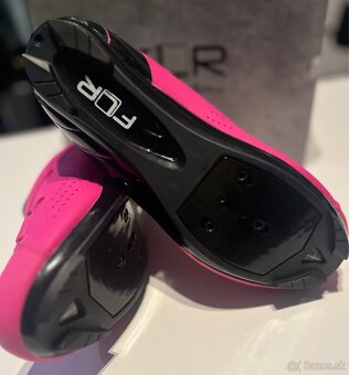 Cyklistické dámske tretry - FLR F-35 Neon Pink č.40 - 8