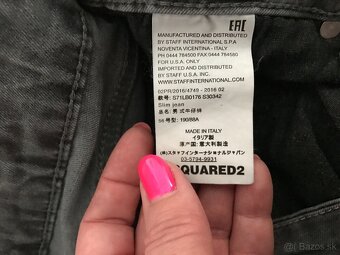 DSQUARED2 originál damske rifle w27 S/M - 8