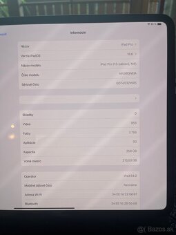 iPad PRO 13” M4 Wi-Fi + Cellular 256GB - 8