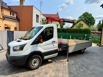 FORD TRANSIT 96KW VALNÍK S HYDRAULICKOU RUKOU NA 2055KG ČR 1 - 8