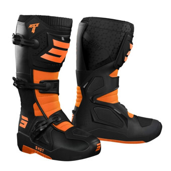 topánky MX ATV ENDURO čižmy čierno oranžové shot - 8