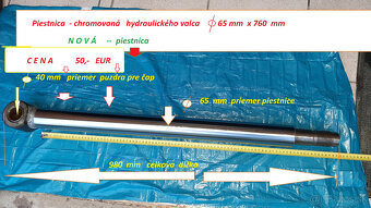 Hydraulické valce , filtre hydrauliky, ventily - 8