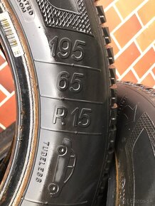 Predám Zimné pneumatiky Krisalp HP 195/65 R15 M+S - 8