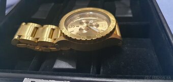 Nixon Zlaté hodinky aj strieborne veľká nad 5cm priemer - 8