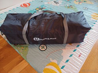 Detská cestovná postielka 120x60 + matrac ikea - 8