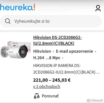 Hikvision 4K IP kamera DS-2CD2086G2 black - 8
