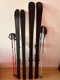 Lyže Atomic a Rossignol s viazanim - 8