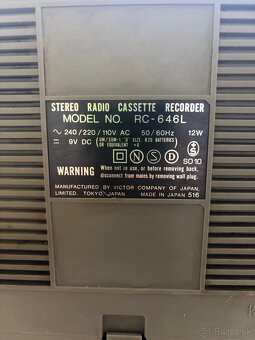 JVC RC 646L VINTAGE - 8