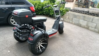 Elektro kolobežka elektrický Harley trojkolesový - 8