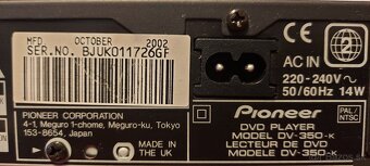 Predám DVD prehrávač Pioneer a Yamaha - 8