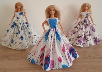 Barbie-dlhe šaty pre Barbie - 8