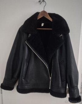 Kožušinková bunda Mango xl - 8