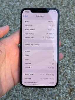 iPhone 12 - baterie 100% - 8
