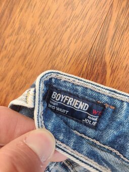 Dámské rifle Pepe Jeans – Boyfriend střih – JOLIE – míry viz - 8
