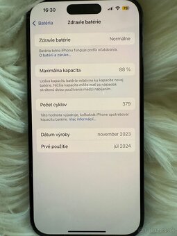 iPhone 15 pro 128gb BLACK TITANIUM - 8