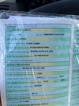 Škoda Fábia Combi 1.4 - 8