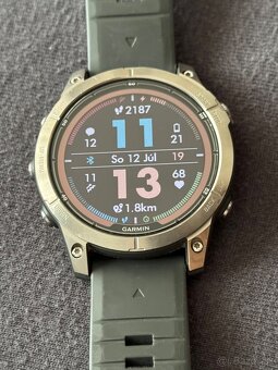 Predám Garmin fenix 7x pro sapphire solar Titanium - 8