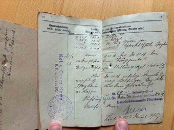 Nemecká vojenská knižka a foto WW1 - 8