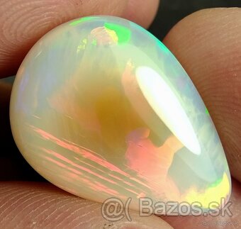 Drahý opál 17,60cts slza WELO ETIOPIA - 8