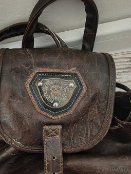 Kožený vintage batoh - 8