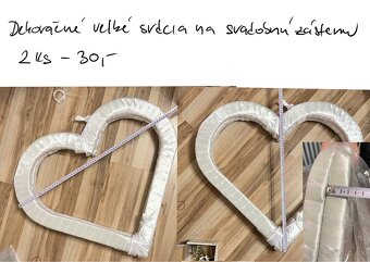 Svadobná výzdoba, dekorácie - 8