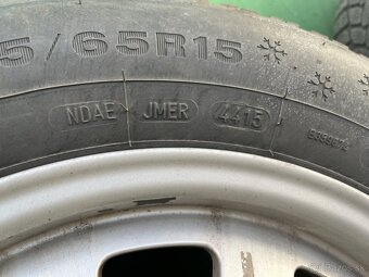 Predám zimné pneu 195/65 R15 elektrony Škoda audy - 8