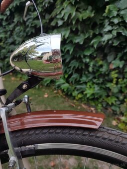Predám mestský retro bicykel Goetze s prúteným košíkom - 8