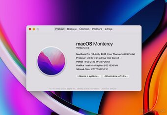 MacBook Pro 13" i5-2.9GHz/8GB/512GB/Touchbar, TOP STAV - 8