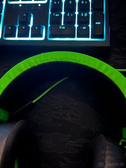 Herné slúchadlá Razer Kraken Pro V2, Green - Oval 7.1 - 8