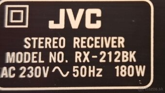 Predám receivery a zosilovač JVC - 8
