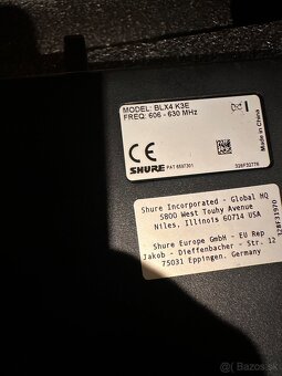 Bezdrôtove mikrofony Shure SM 58 - 8