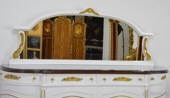 Zámecký jídelní set - 11 částí - zdobený bronzem - 8