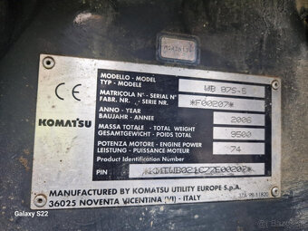 KOMATSU WB97S - 8