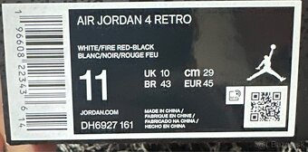 Nike Jordan 4 Red Cement - 8