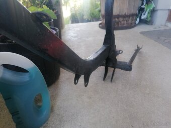 Predám rám so zadnou vidlicou na Jawa 23 mustang - 8