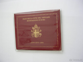VATIKAN 2004 Tretia sada euromincí pápež Ján Pavol II. č.2 - 8
