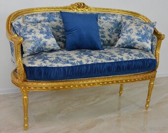 Zámecký salon - sedací souprava - 4 části - 8