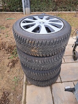 Disky peugeot 17 tky s puklicami 225 50 17 a snímačmi TPMS - 8