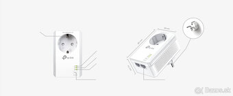 TP-Link TL-PA7027P 1000Mpbs Powerline kit - 8