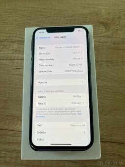 iphon x space gray 256gb - 8