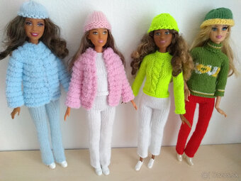 Zimné šaty pre bábiky barbie ken chelsea evi skiper bábo - 8