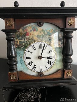 Starožitné kyvadlové hodiny - 8