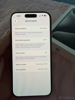 iPhone 15 Pro 128GB - 8