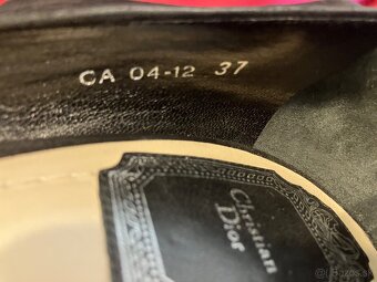 Lodičky z brúsenej kože Christian Dior 37 - 8