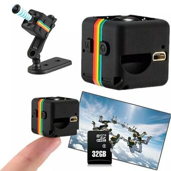 Mini kamera Full HD 1080P COP CAM čierna - 8