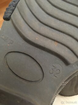 Dievčenské kožené topánky vel.32 - 8