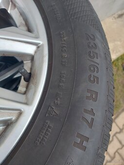 4ks zimné 235/65 R17 CONTINENTAL, DOT2020 - 8
