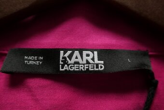 KARL LAGERFELD luxusne damske dlhe krasne saty vel. L - 8