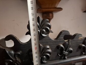 Predám funkčné starožitné nástenné hodiny Junghans zdobené s - 8